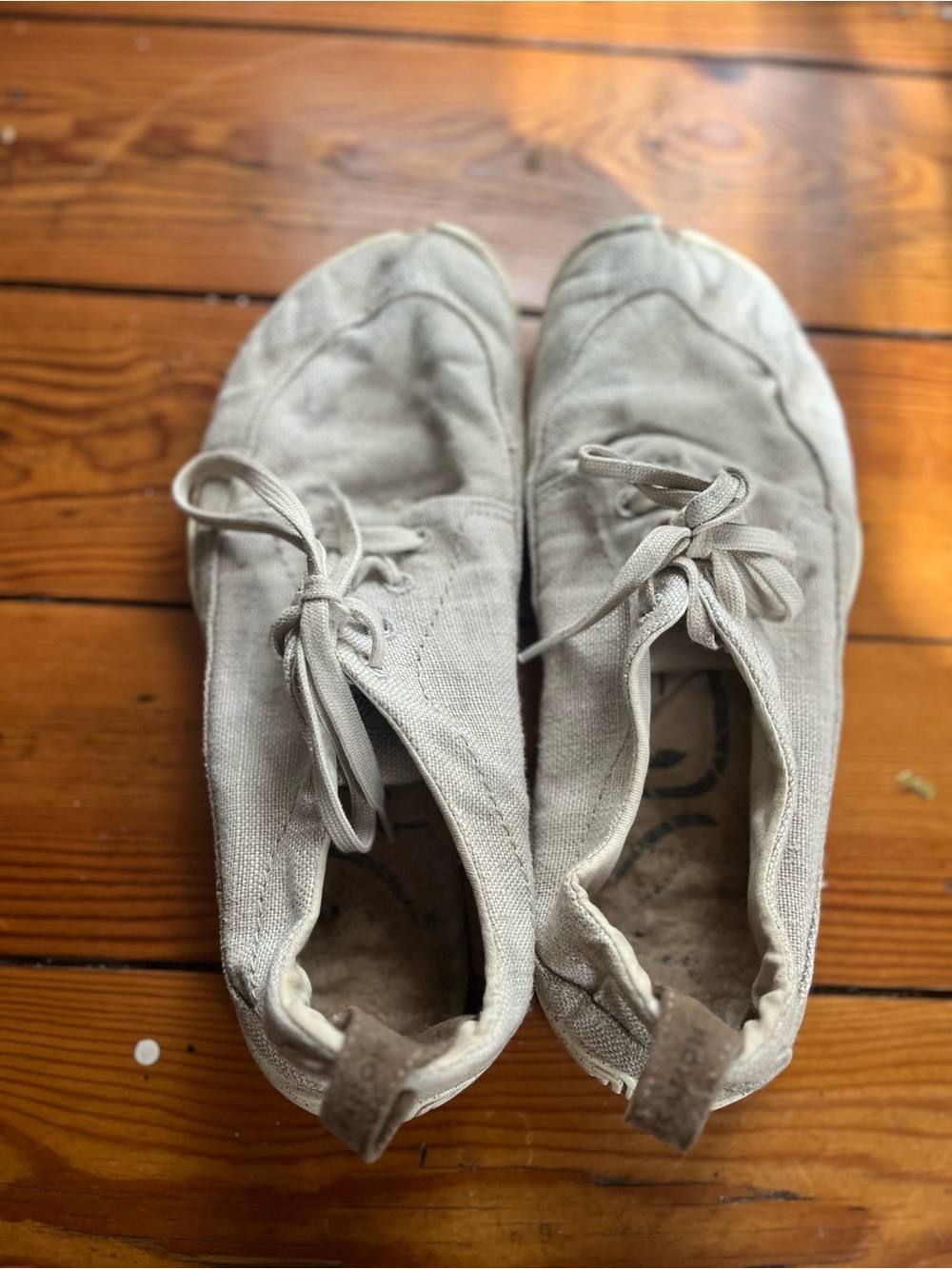 Everyday Lightweight Canvas Sneakers in Light Beige